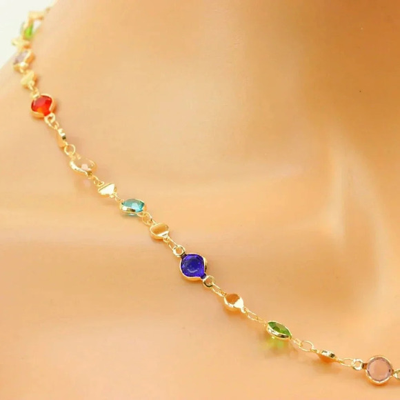 Minimalist Necklace, Sleek & Modern Design, Women’s Fashion, YC110464-N - Picture 7 of 10